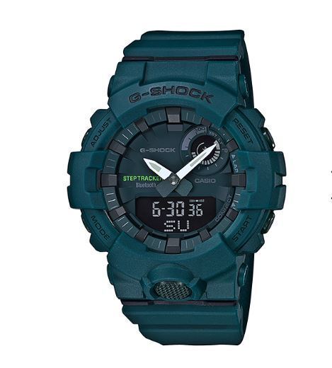 Casio Original Watchband GBA-800 -3A Blue/Green Strap. Band