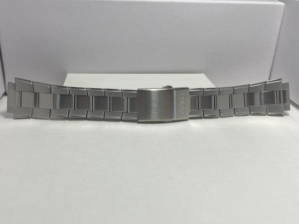 Casio Original Watchband/Bracelet AW-80 D Stainless Steel Push Button Logo Buckl