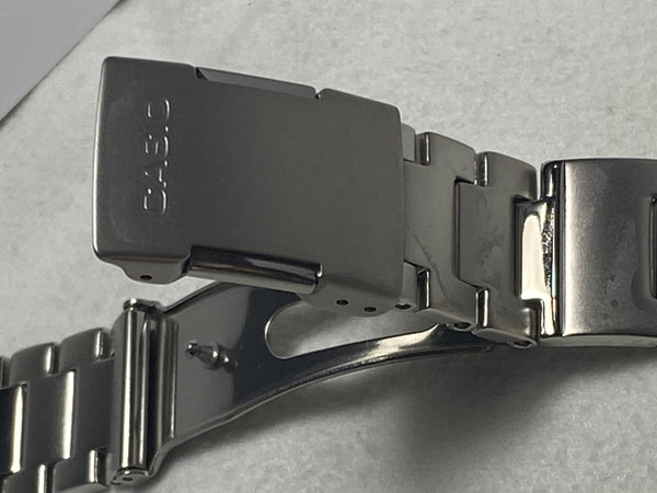 Casio Watchband Bracelet for LWV-100. Original Steel Band Silver Color.