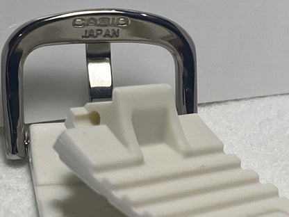 Casio Original Watchband GMN-50 -7B2V Shiny White Strap. Band.