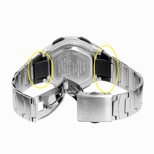Casio Original Watch Part Pair Lug/Band Attachment For AQ-160 WD. Bracelet/Parts