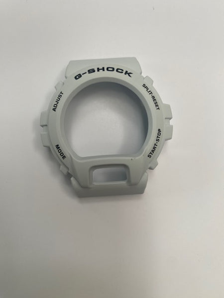 Casio Original Watch Part Bezel/Shell For DW-6900 FS-8. Sky Blue Black Letters.