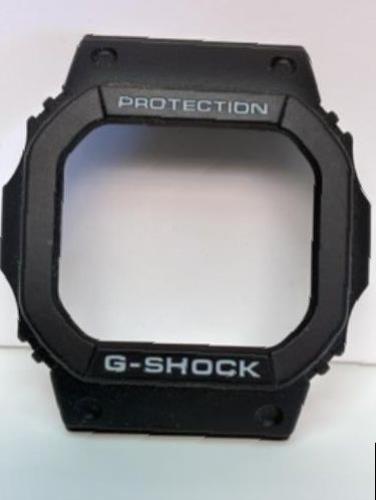 Casio Watch Parts Bezel/Shell G-5600 E-1,GW-M5600,GW-M5610 Black. Wht Lettering