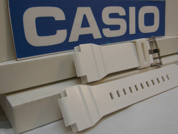 Casio watchband G-7800 P-7 White Resin G-Shock  watchband