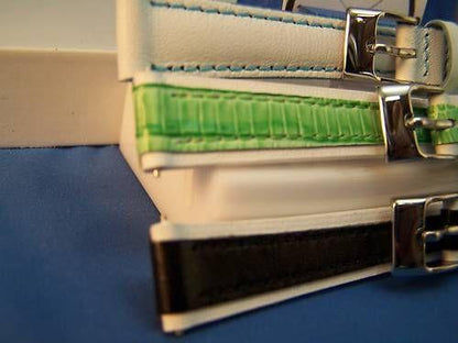 Three ladies 12mm Watchband Leathr 2-Color Fingernail Pins
