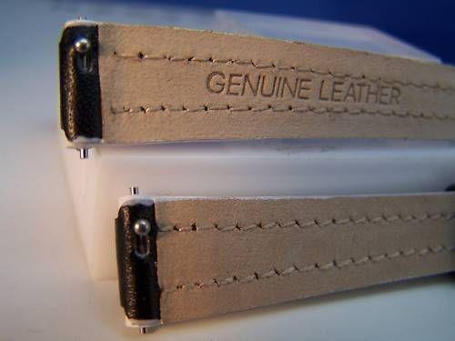 Three ladies 12mm Watchband Leathr 2-Color Fingernail Pins