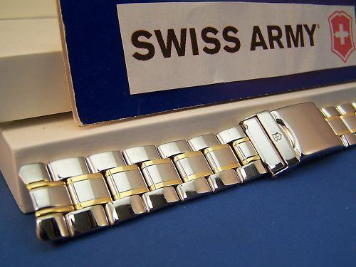 Swiss Army watchband 1884 Bracelet 2 Tone w/pins