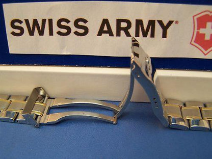 Swiss Army watchband 1884 Bracelet 2 Tone w/pins
