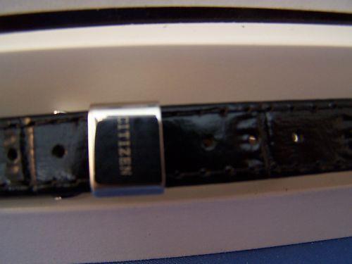 Citizen watchband EP5200 EcoDrive Diamond Collection Black . Watchband