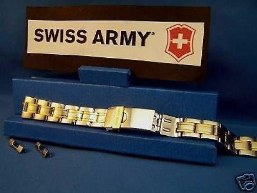 Swiss Army watchband Officers Ladies Bracelet Two Tone