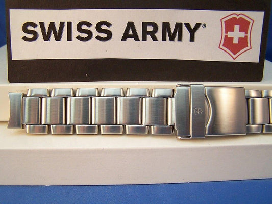 Swiss Army watchband Peak Model 24958. All Steel Bracelet