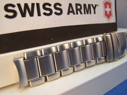Swiss Army watchband Peak Model 24958. All Steel Bracelet