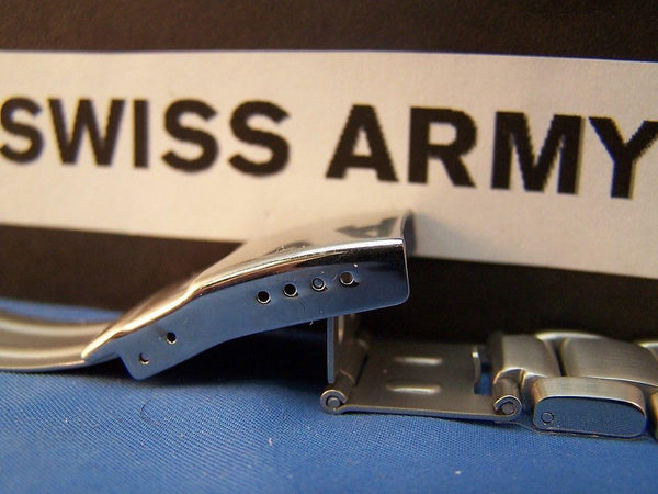 Swiss Army watchband Peak Model 24958. All Steel Bracelet