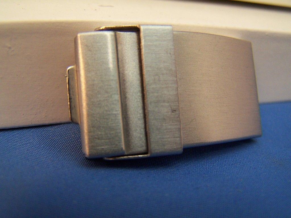 Watch Bracelet TriFold buckle. 18mm End Link Attach and 10mm Center Link Attach