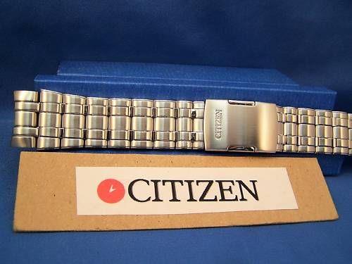 Citizen watchband JY0000 Skyhawk AT Flight Chron Bracelet. Steel Silver Color