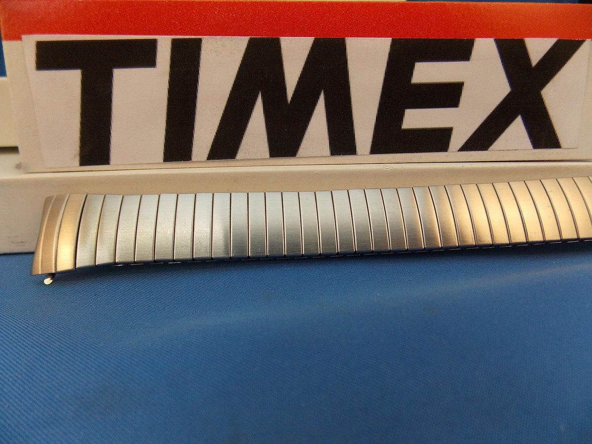 Timex watchband Easy Reader Silver Tone Stretch Band for 18mm Wide  EZ Reader