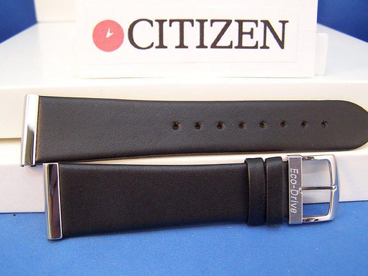 Citizen Watchband Eco-Drive Mod# BL6005-01E Black Leather back plt#B023-S011868
