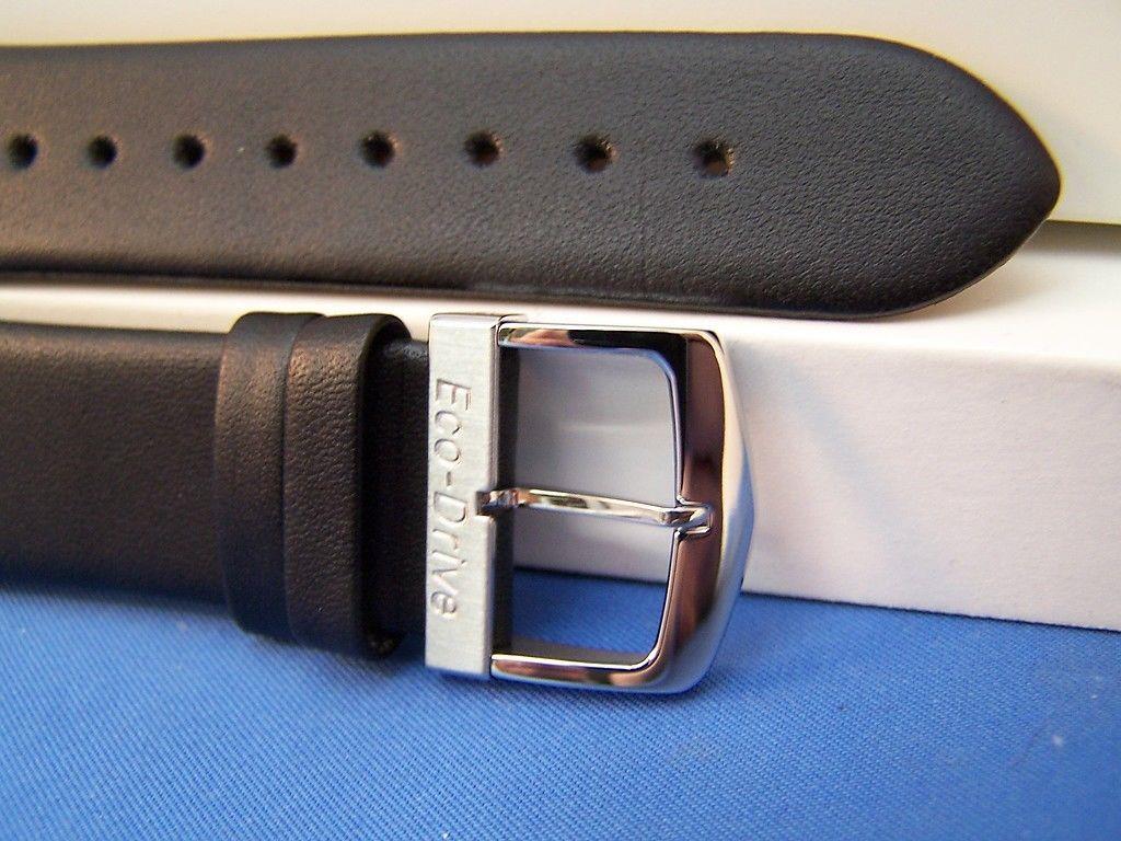 Citizen Watchband Eco-Drive Mod# BL6005-01E Black Leather back plt#B023-S011868