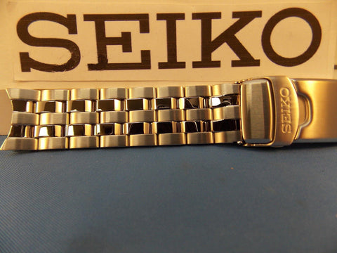 Seiko WatchBand SNJ017 Analog Digital World Time Flight Chronograph Bracelet