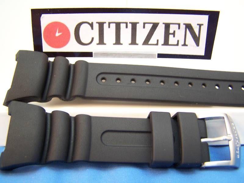 Citizen watchband JV0000-10, JV0010-08 Black Resin . Watchband