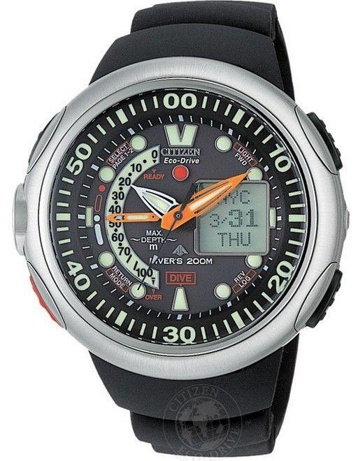 Citizen watchband JV0000-10, JV0010-08 Black Resin . Watchband