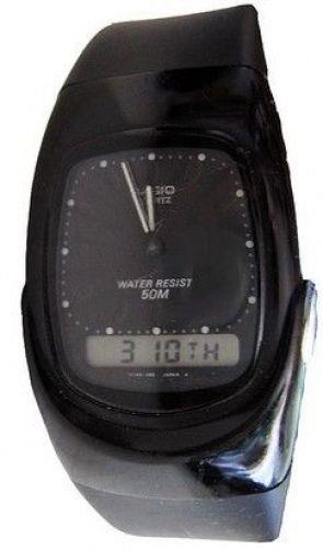Casio watchband AW-36 Black Resin . Watchband