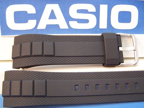 Casio watchband MTF-E001 & MTF-E002 Black Resin Original Watchband