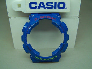 Casio Watch Parts GA-110 HC-2 Bezel / Shell Shiny blue. Red/Green G-Shock letter