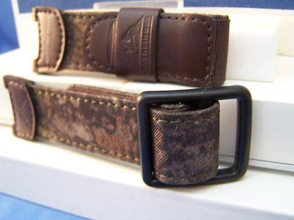 Casio watchband PAS-410 B. Brown Camo Pathfinder Hunting Watchband