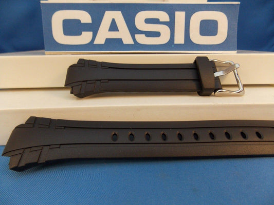 Casio Watchband MTR-102 Black Resin Original Strap