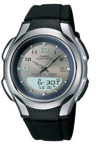 Casio watchband AW-S90 Tough Solar Black Rubber