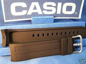 Casio watchband AMW-706 and AMW-704. Black Resin w/Pin