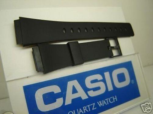 Casio Watchband MRW-10 mens black Resin