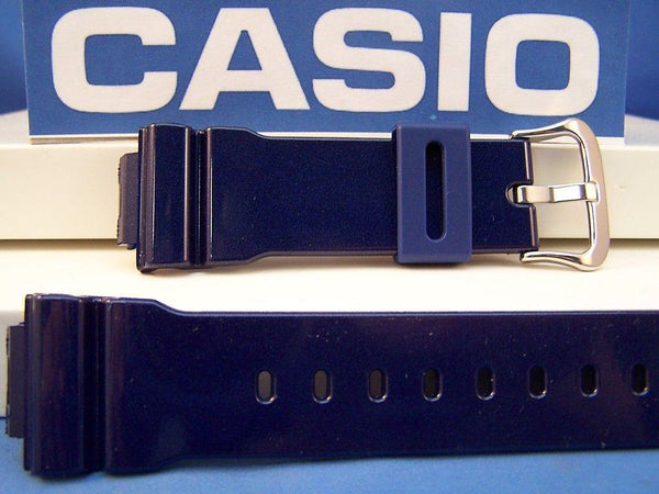 Casio watchband DW-6900 CC-2 Shiny "Metallic" blue Resin G-Shock