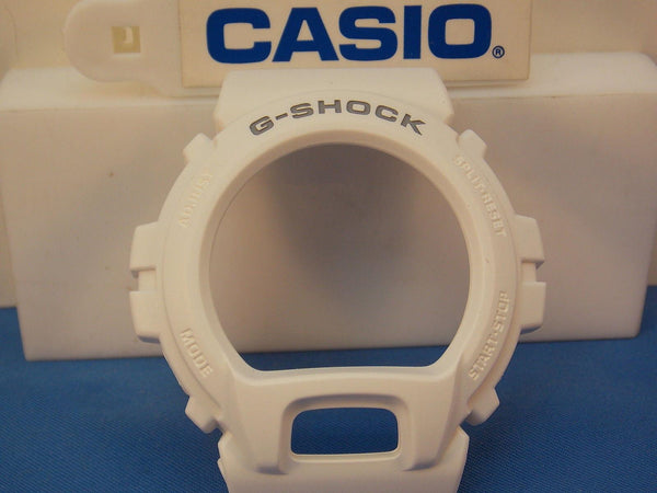 Casio Watch Parts DW-6900 MR-7 Bezel / Shell G-Shock White w/Gray Letters. Parts