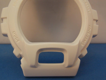Casio Watch Parts DW-6900 MR-7 Bezel / Shell G-Shock White w/Gray Letters. Parts