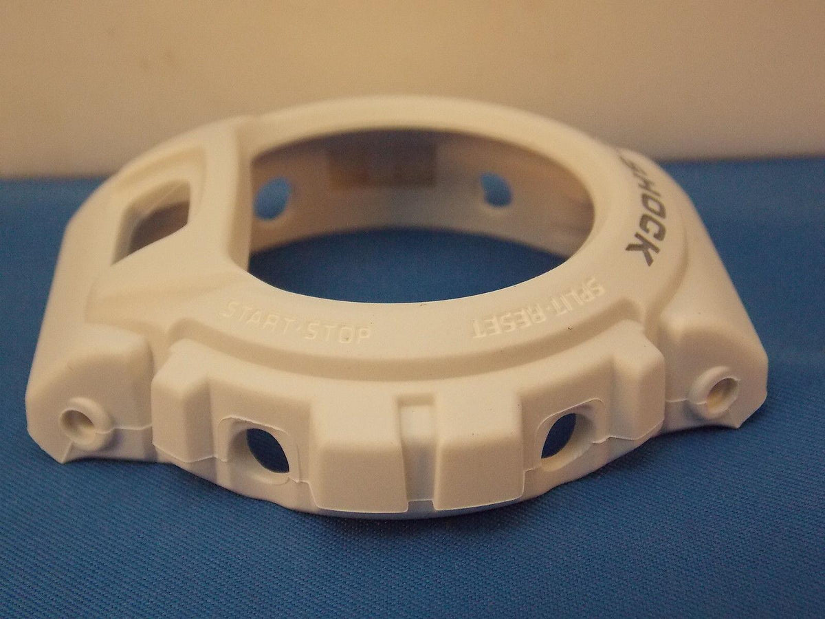 Casio Watch Parts DW-6900 MR-7 Bezel / Shell G-Shock White w/Gray Letters. Parts