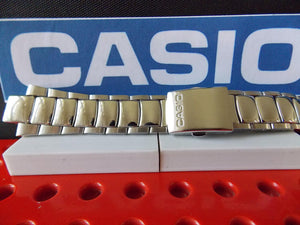 Casio watchband EFA-111 D Edifice Bracelet Siver Tone Stainless Steel w/ Pins