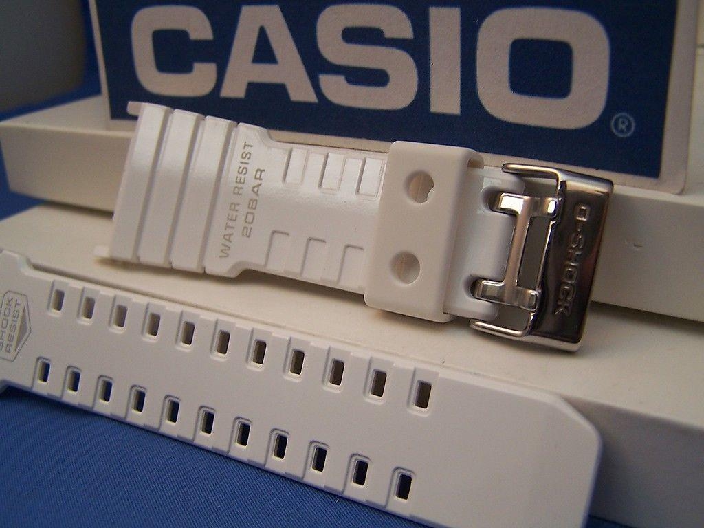 Casio Watchband GLS-5500 P-7 Shiny White G-Shock Watchband