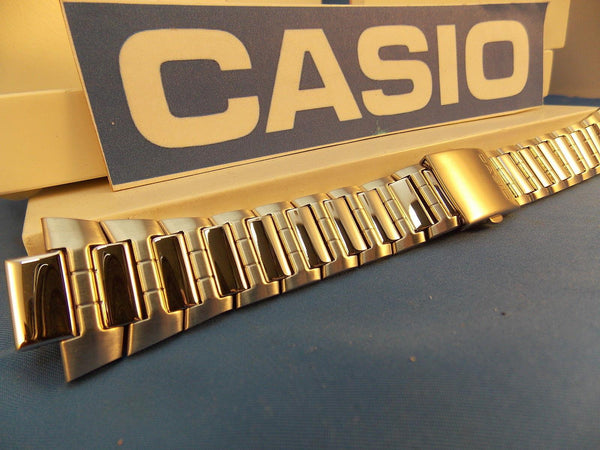 Casio watchband AMW-700 D Bracelet. Fishing Gear. All Steel Silver Color