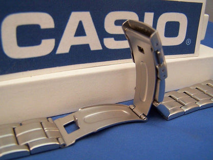 Casio Watchband AQF-100 WD Steel Bracelet Silver Tone For Tide Graph Watch