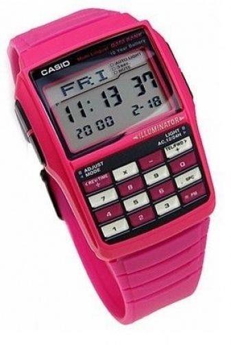Casio watchband DBC-32  Data Bank Violet  Resin  22mm