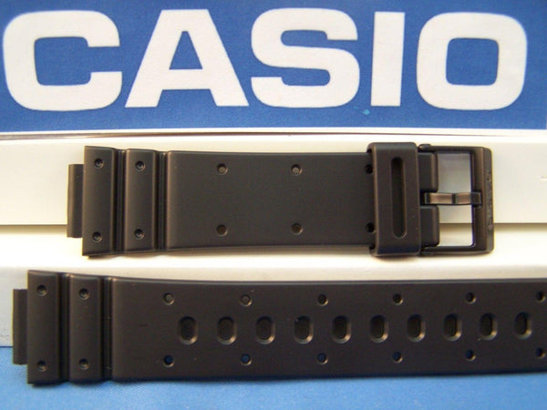Casio watchband TGW-10, TRW-10, AE-30, W-60 U. Original Black Resin
