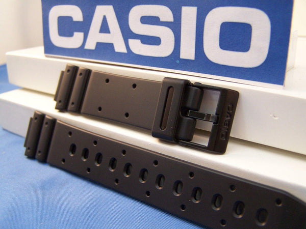 Casio watchband TGW-10, TRW-10, AE-30, W-60 U. Original Black Resin