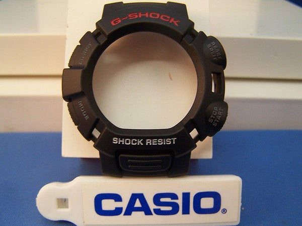 Casio Watch Parts G-9010, GW-9010 Black Bezel / Shell G-Shock Red/white Letters