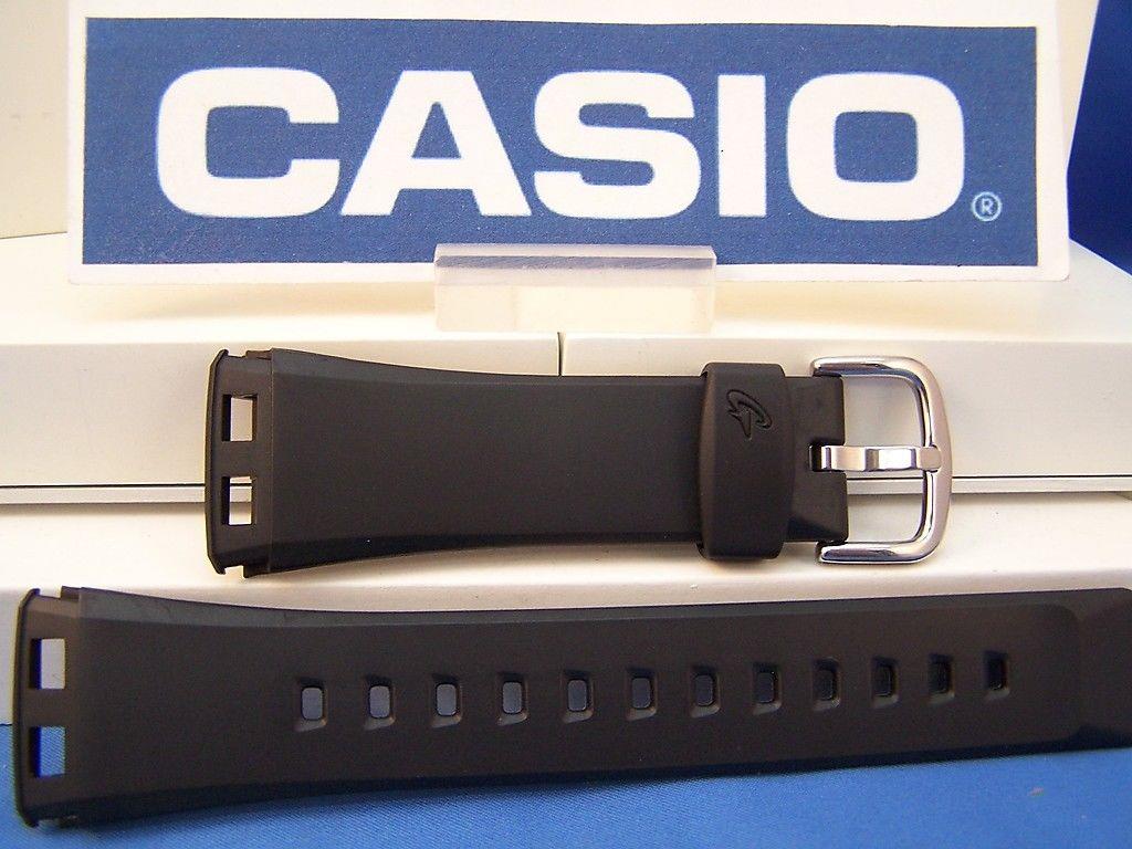 Casio Watchband BG-180 Baby G Black Resin Strap.Watchband