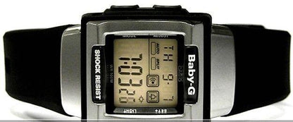 Casio Watchband BG-180 Baby G Black Resin Strap.Watchband