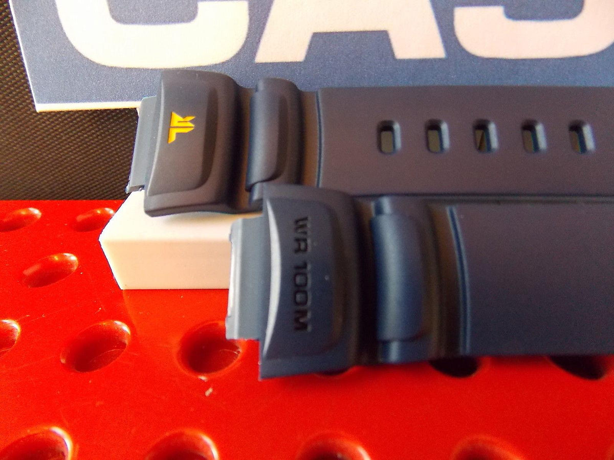 Casio Watchband TRT-100 H-2 blue Twin Resist Resin Strap Watchband