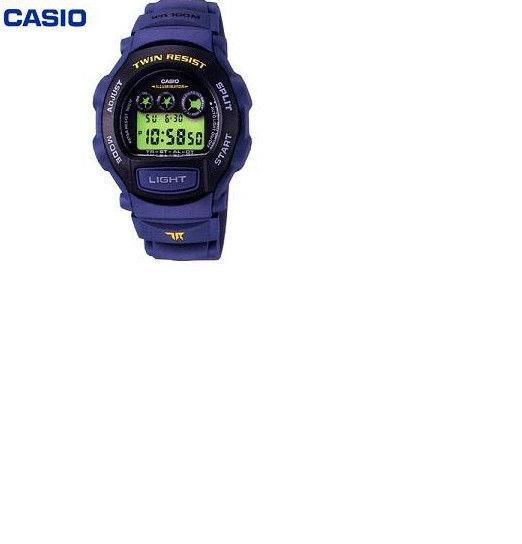 Casio Watchband TRT-100 H-2 blue Twin Resist Resin Strap Watchband