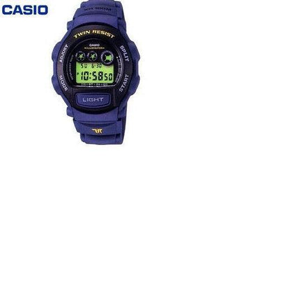 Casio Watchband TRT-100 H-2 blue Twin Resist Resin Strap Watchband